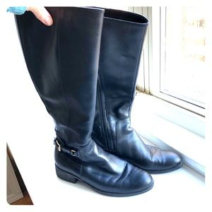 Cole Haan Hayes Tall Boot- Black (Waterproof)